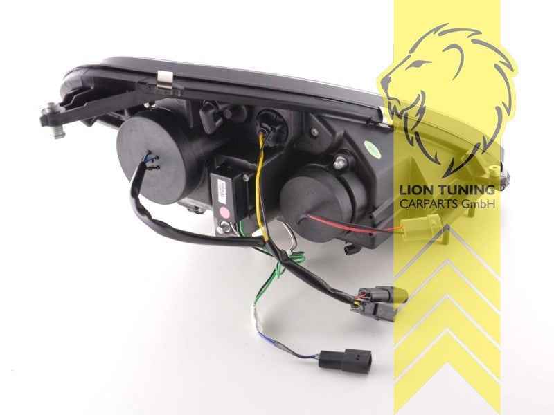 LTG Pair LED DRL Lightbar Headlights Mercedes SLK R171 04-11 Chrome LHD