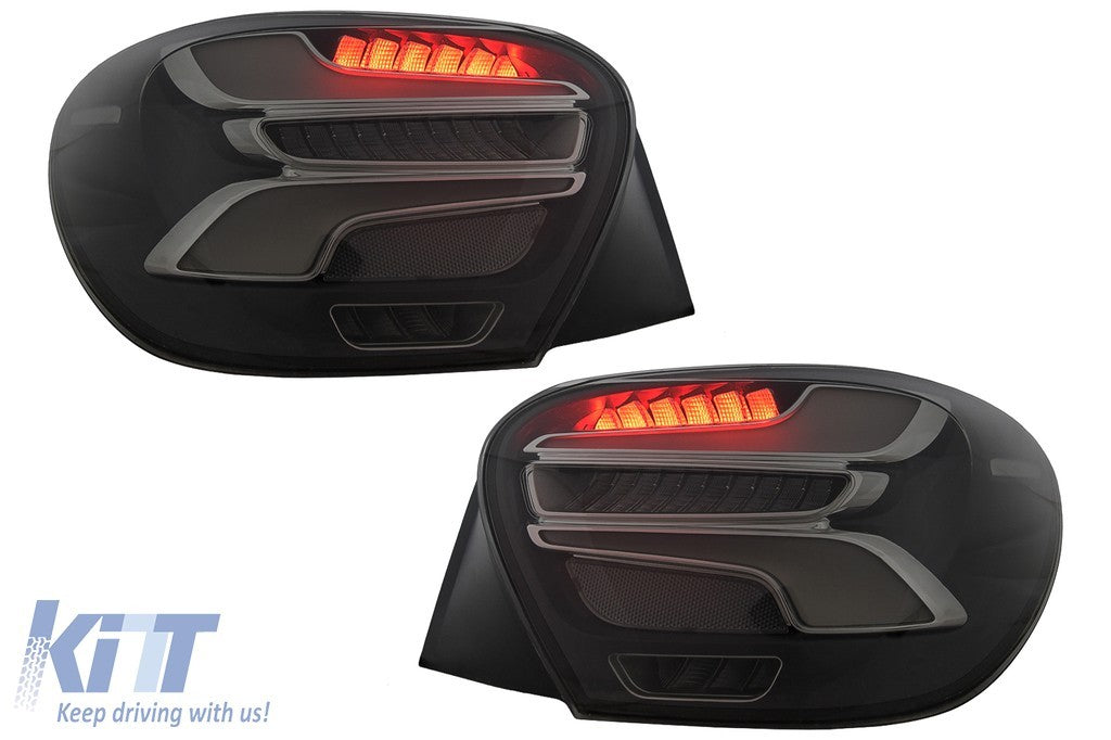 KT Pair LED Rear Lights Merc A-Class W176 13-08.15 Smoke Facelift AMG Style LHD