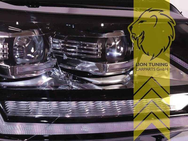 LTG Pair LED DRL Lightbar Headlights VW T5 FL Van Bus T5.1 Transporter 09-15 LHD