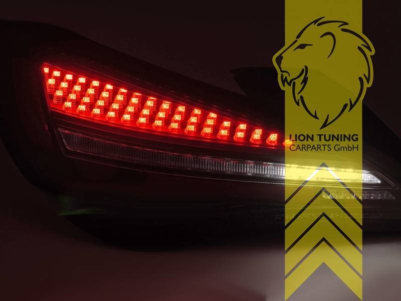 LTG Pair LED Rear Lights Tail Lamps Mercedes CLA C117 Facelift 13-18  black LHD