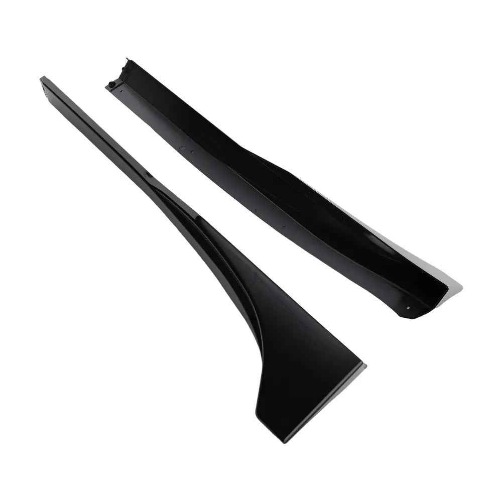 MXPR Pair ABS Side Skirts Extensions Body Kit Tesla Model 3 17-23 Black