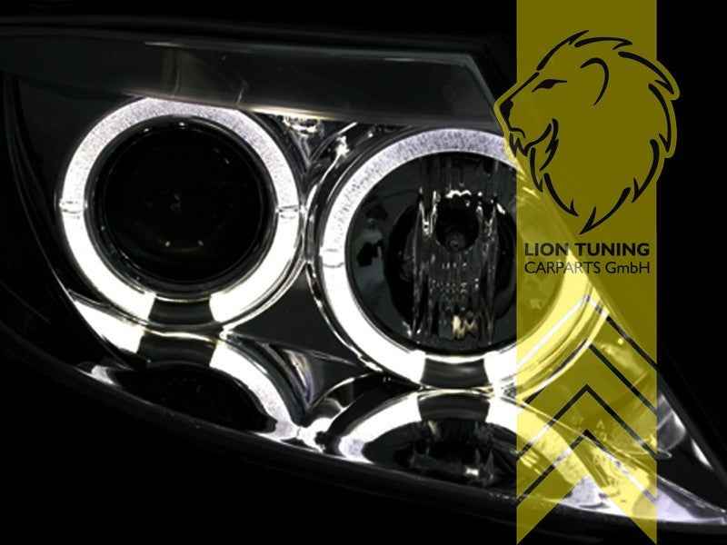 LTG Pair LED DRL Dyna Headlights BMW Z4 E85 Roadster E86 Coupe 03-08 Chrome LHD