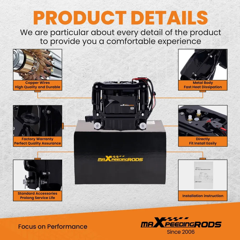 MXPR Air Suspension Compressor PUMP 97035815111 Porsche Panamera 970 10-16