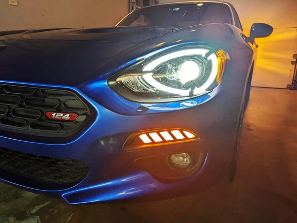 15-20 Fiat 124 Spider Sequential Switchback LED DRL Fog Light & Indi Kit