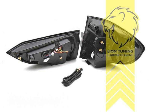 LTG Pair LED Rear Lights Tail Lamps BMW X5 F15 F85 13+ Black Red LHD EXPORT ONLY