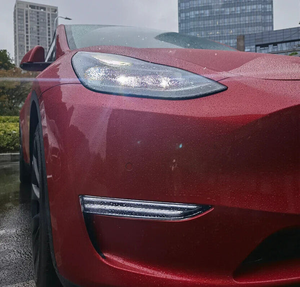 17+ Tesla Model 3 & Y SEQUENTIAL LED DRL Front Bumper Indicator Light Marker Kit