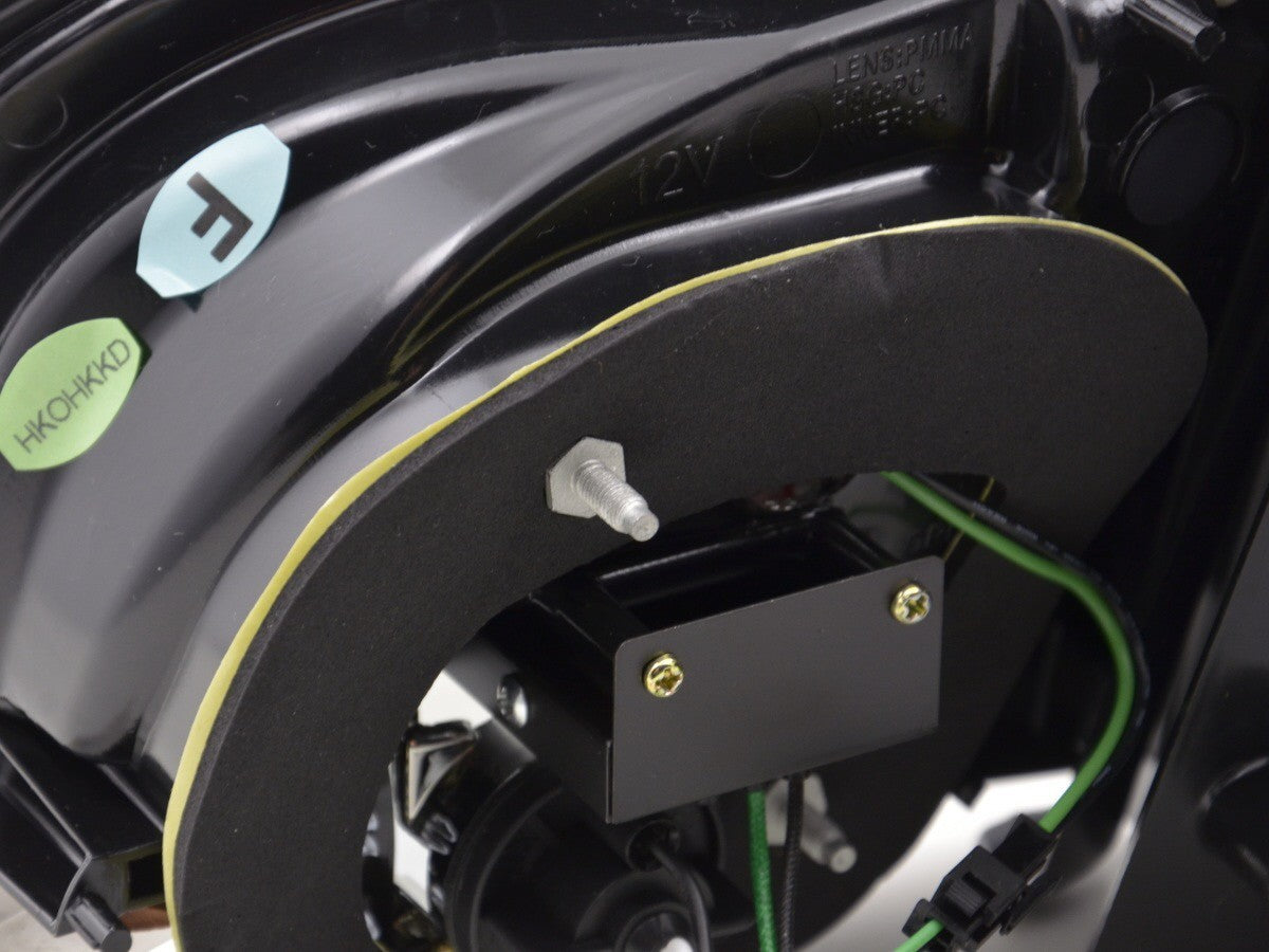 FK Pair VW GOLF MK6 MK 6 08-12 1K LED REAR LIGHTS Lightbar BLACK GTI RHD