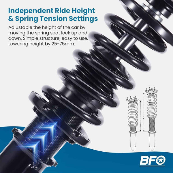 MXPR Coilovers Kit BMW 3 Series E36 Saloon 90-98 316 318 318 323 325 328 Coupe