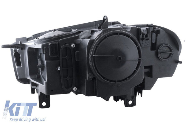 KT LUXE Pair LED HID DRL 4D Headlights BMW X5 F15 13-18 Conversion to G05 LHD