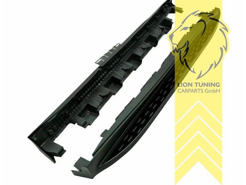 LT Set Running Boards Side Sills Boards Steps Mercedes Benz GLC class X253 black