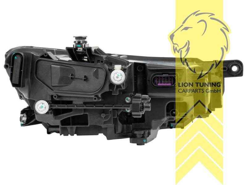 LT Pair Aftermarket LED DRL Lightbar Headlights VW Passat 3G B8 14-19 black LHD