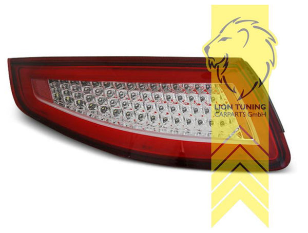 LT Pair LED DRL Lightbar Rear Tail Lights Porsche 911 997 red white