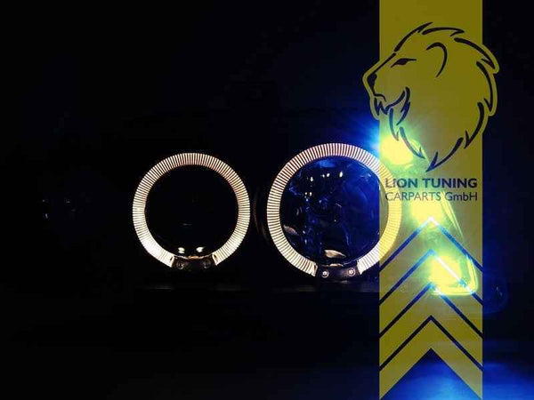 LTG Pair LED DRL Halo Ring Headlights Seat Ibiza 6K Cordoba 6K + FL 93-99 LHD