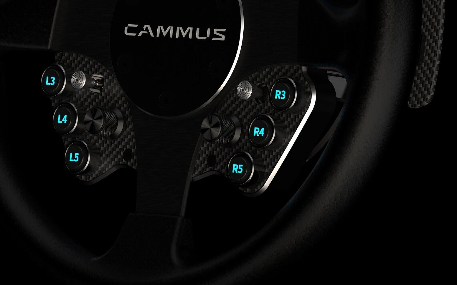 CAMMUS Bundle C12 Steering Wheel + CP5 Pedals + CS5 Clamp BUNDLE - PC Racing Driving Sim Simulator Package Deal