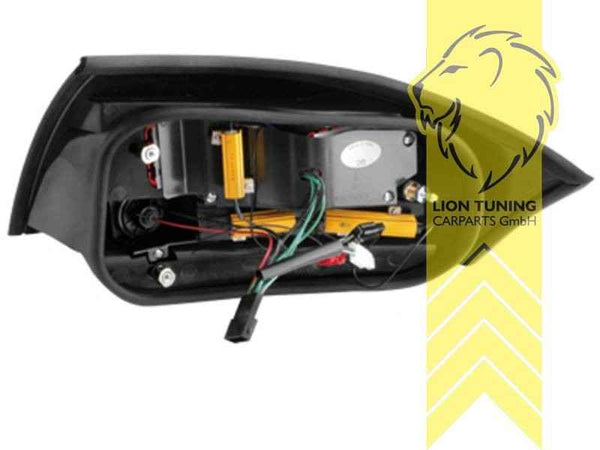 LTG LED Halo Ring Afterburner Rear Lights Audi TT 8N Coupe Cabriolet Red LHD