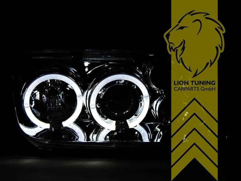 LTG Pair LED DRL Halo Ring Headlights VW Bora sedan variant 1J2 1J6 98-05 LHD