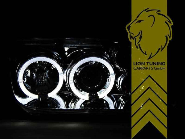 LTG Pair LED DRL Halo Ring Headlights VW Bora sedan variant 1J2 1J6 98-05 LHD