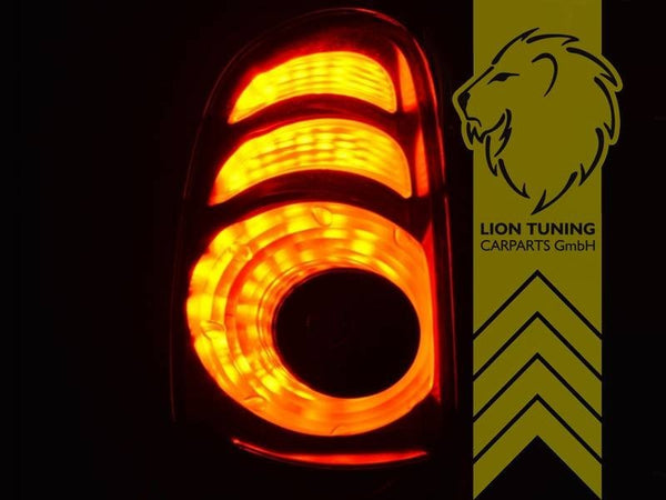 LT Pair LED Lightbar Rear Lights Tail Mini Countryman R60 White Clear Chrome