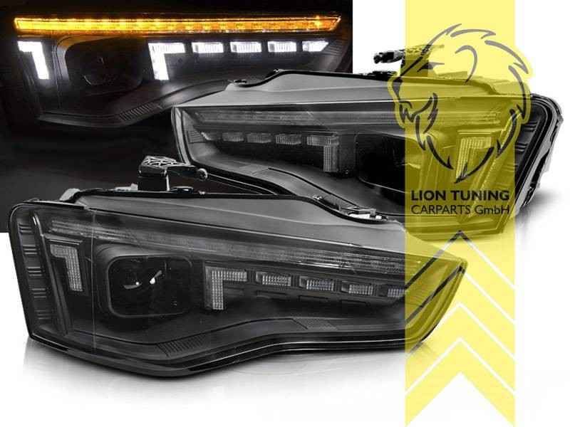 LTG Pair LED DRL Lightbar Headlights Audi A5 8T 8F Coupe Cabrio SB LHD