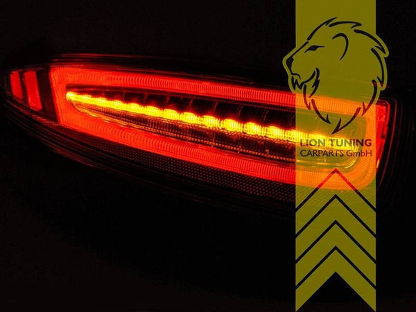 LTG LED Lightbar Rear Lights Tail Lamps Porsche 911 997 2 Facelift 08-11 Red LHD