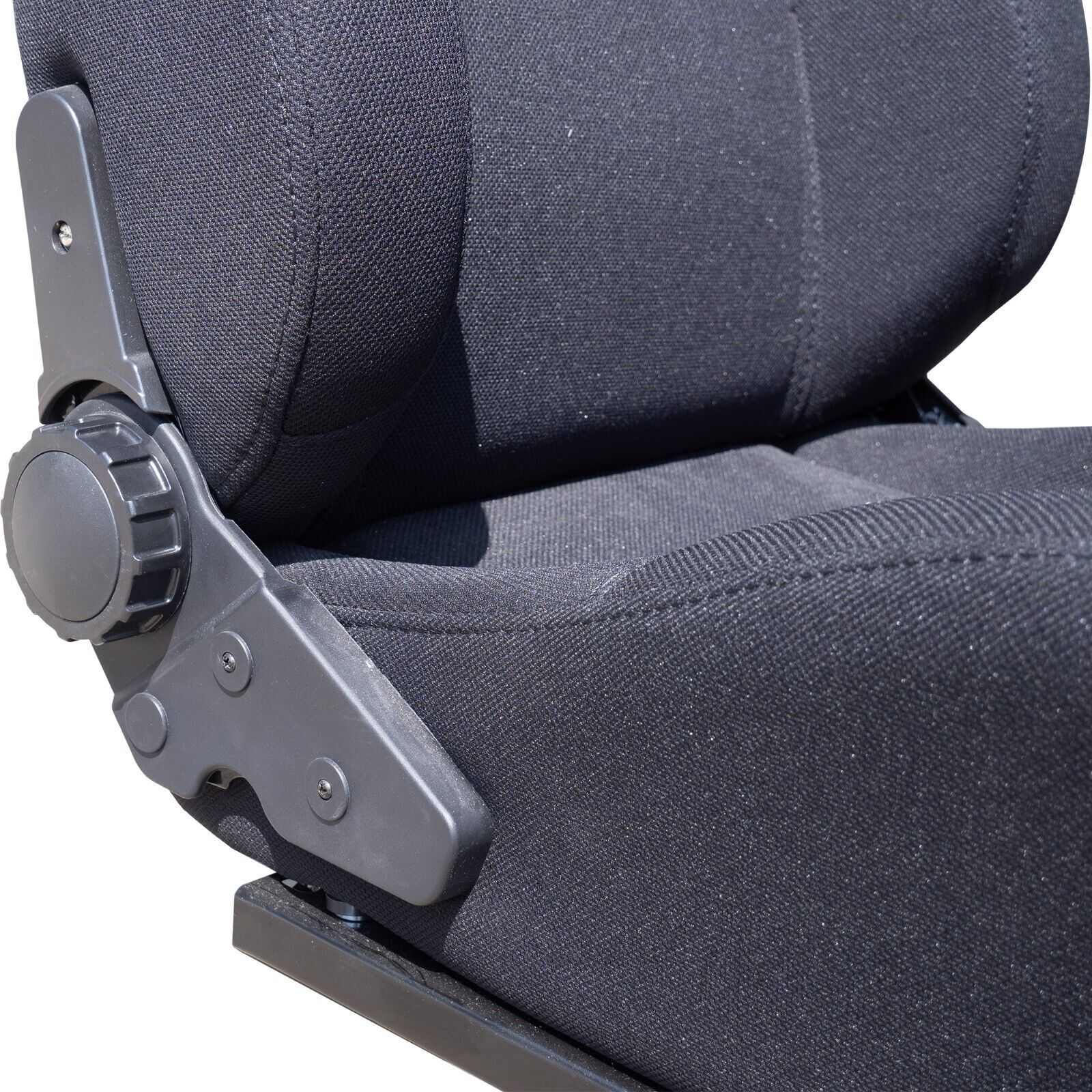 Simoni Racing x1 MAX Universal Reclining Sports Bucket Seat +Runners Black Textile UK Stock
