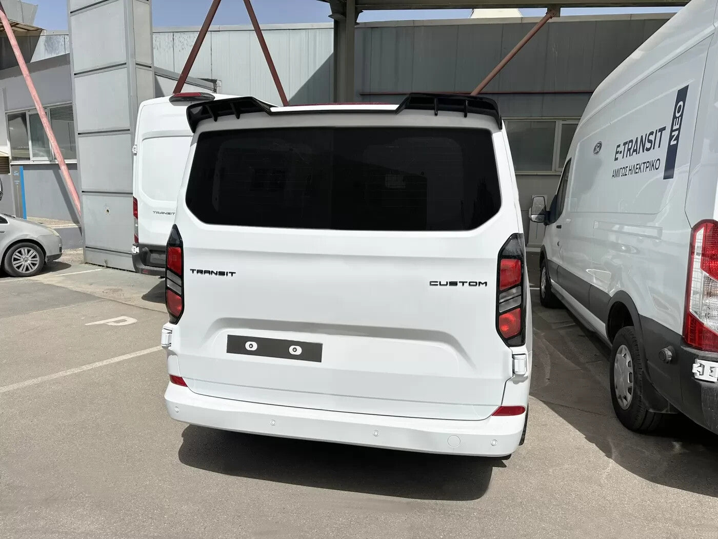 Motordrome Rear Wing Boot Roof Spoiler Ford Transit Tourneo Custom Mk2 VW T7