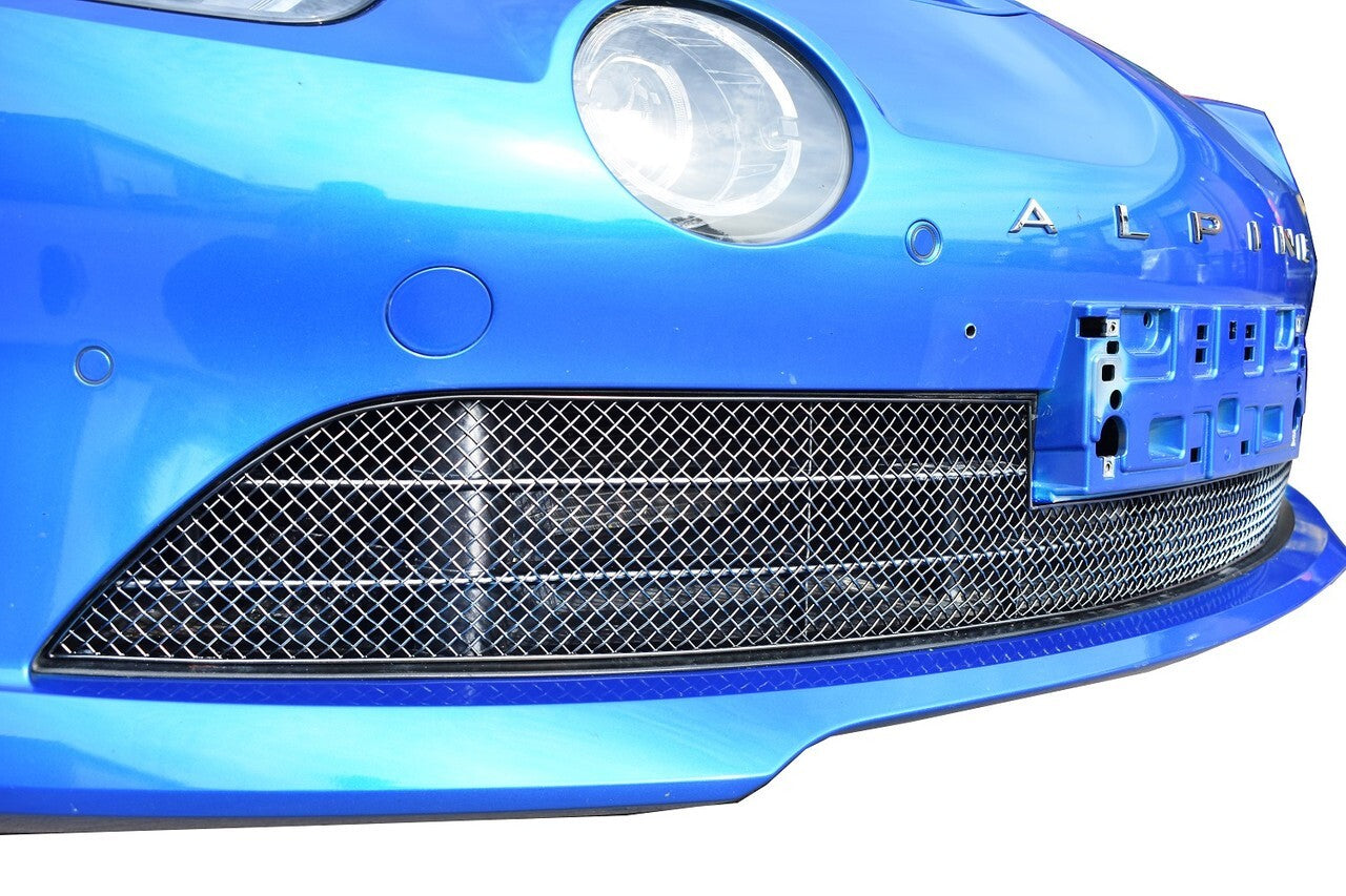 ZUNSPORT ZAP83617B Alpine A110 A110S Front Bumper Lower Grille Black Stainless