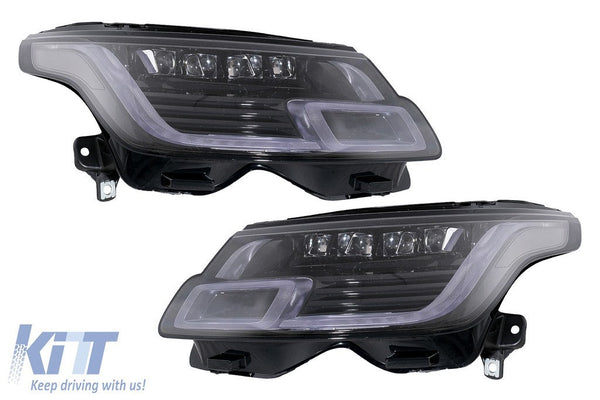 KT Pair LED DRL Dyna Headlights Land Range Rover IV Vogue 13-17 Conv 18+  LHD