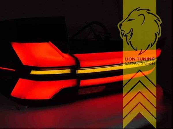 LTG Pair LED Rear Lights Tail Lamps BMW X5 F15 F85 13+ Black Red LHD EXPORT ONLY