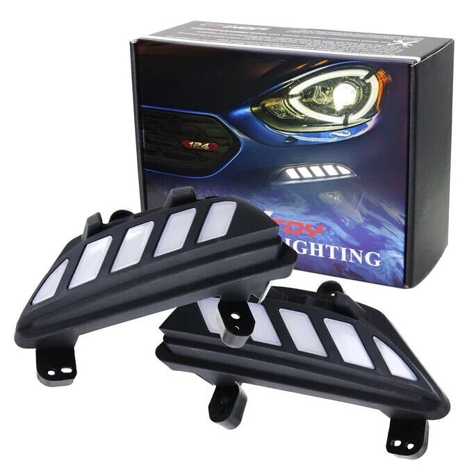 15-20 Fiat 124 Spider Sequential Switchback LED DRL Fog Light & Indi Kit