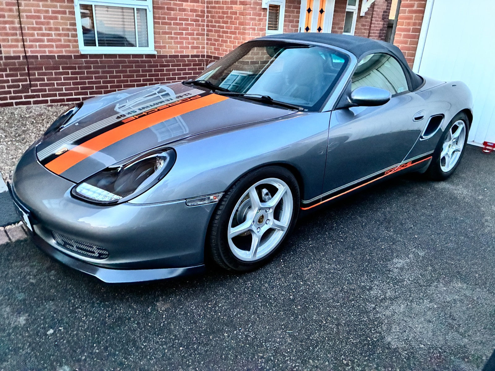 LTG Pair LED DRL Headlights Porsche 911 996 Boxster 986 Spyder 96-06 Black LHD