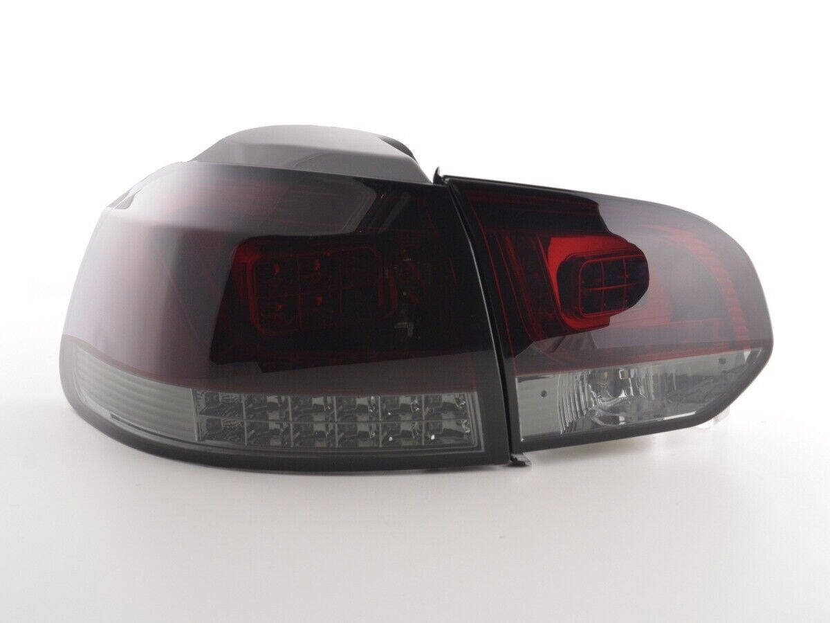 FK Pair VW GOLF 6 MK6 08-12 1K LED REAR LIGHTS Lightbar Tail Lamps Smoke RHD