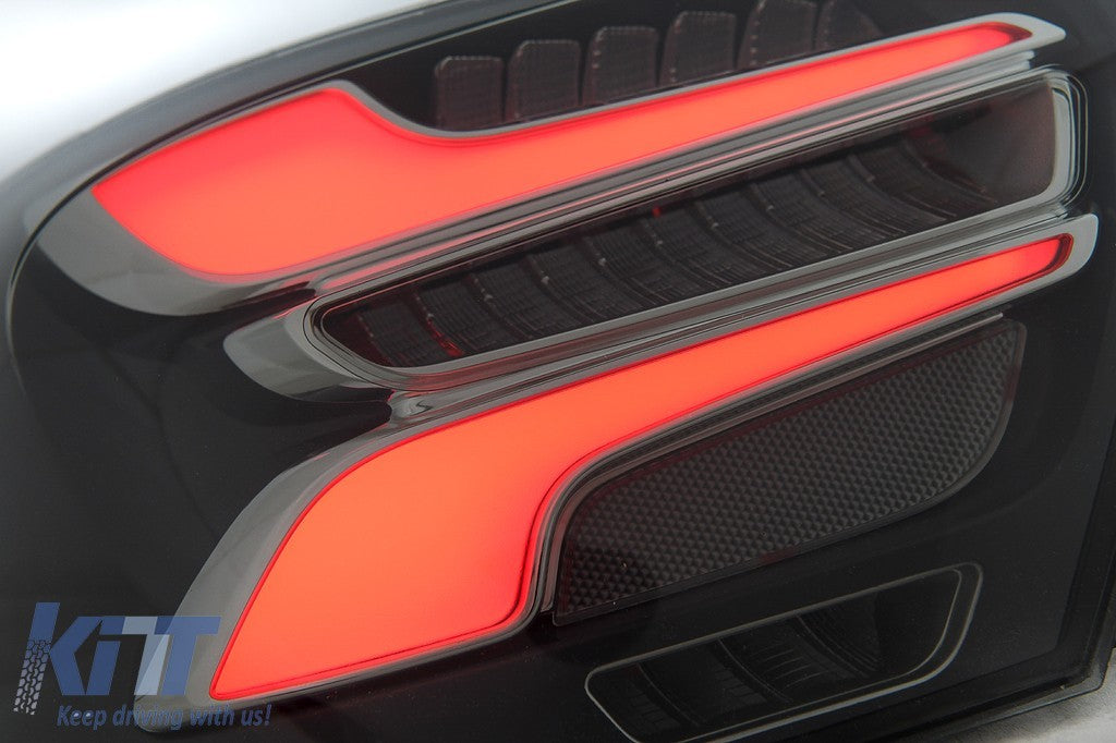 KT Pair LED Rear Lights Merc A-Class W176 13-08.15 Smoke Facelift AMG Style LHD