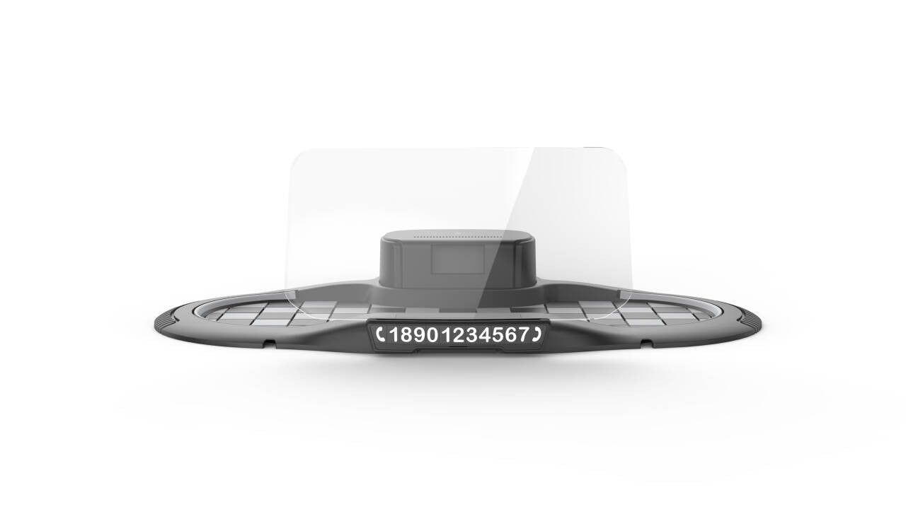 Vehicle Carplay HUD / iPhone Heads Up Display / Auto On - Off / Glass HD Screen