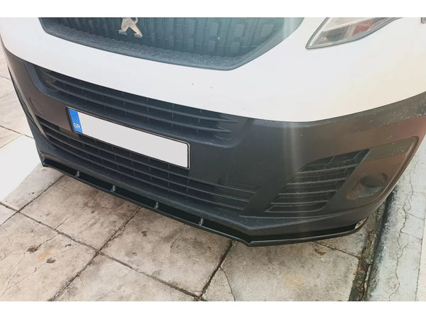 Motordrome Front Bumper Lower Splitter Peugeot Traveller Mk3 2016+ Gloss Black