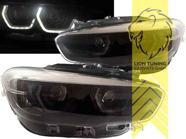LTG Pair LED DRL Lightbar Headlights BMW 1 Series F20 F21 LCI 15-19 LHD