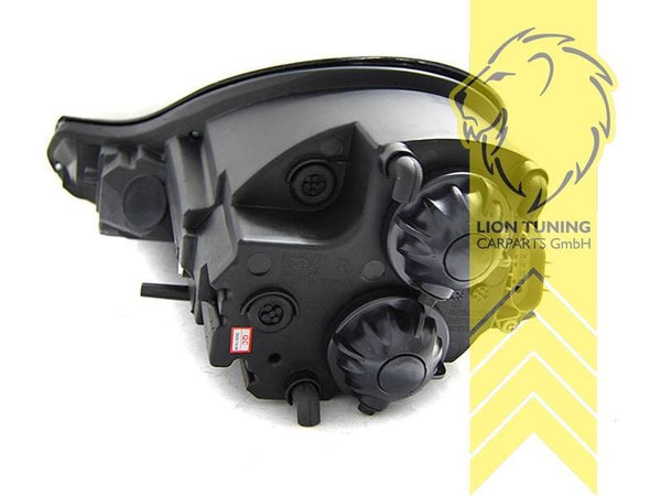 LTG Pair LED DRL Headlights Porsche 911 996 Boxster 986 Spyder 96-06 Black LHD