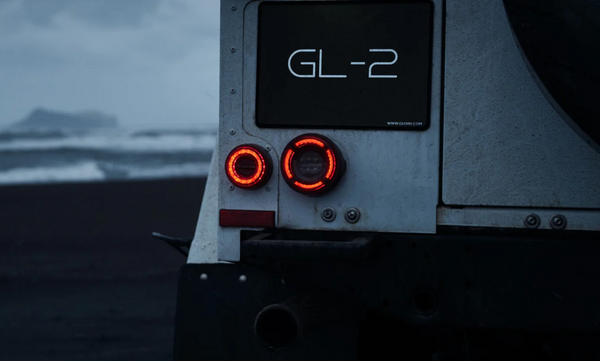 GLOHH GL-2x Set of 6 LED DRL Rear Lights Land Rover Defender Halo Smoke 90-16