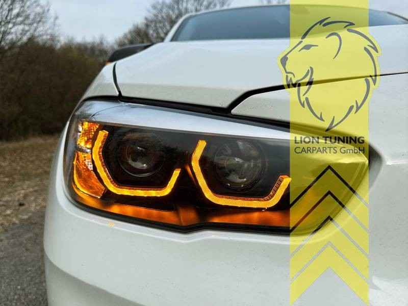 LTG Pair LED DRL Lightbar Headlights BMW 1 Series F20 F21 LCI 15-19 LHD