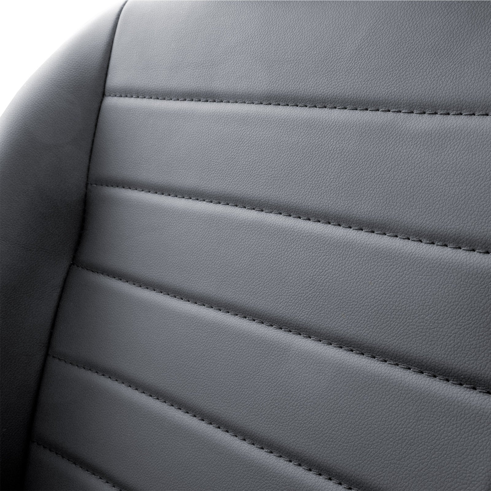 Simoni Universal Pair x2 Classic Retro Vintage Black Car Bucket Seats + slides