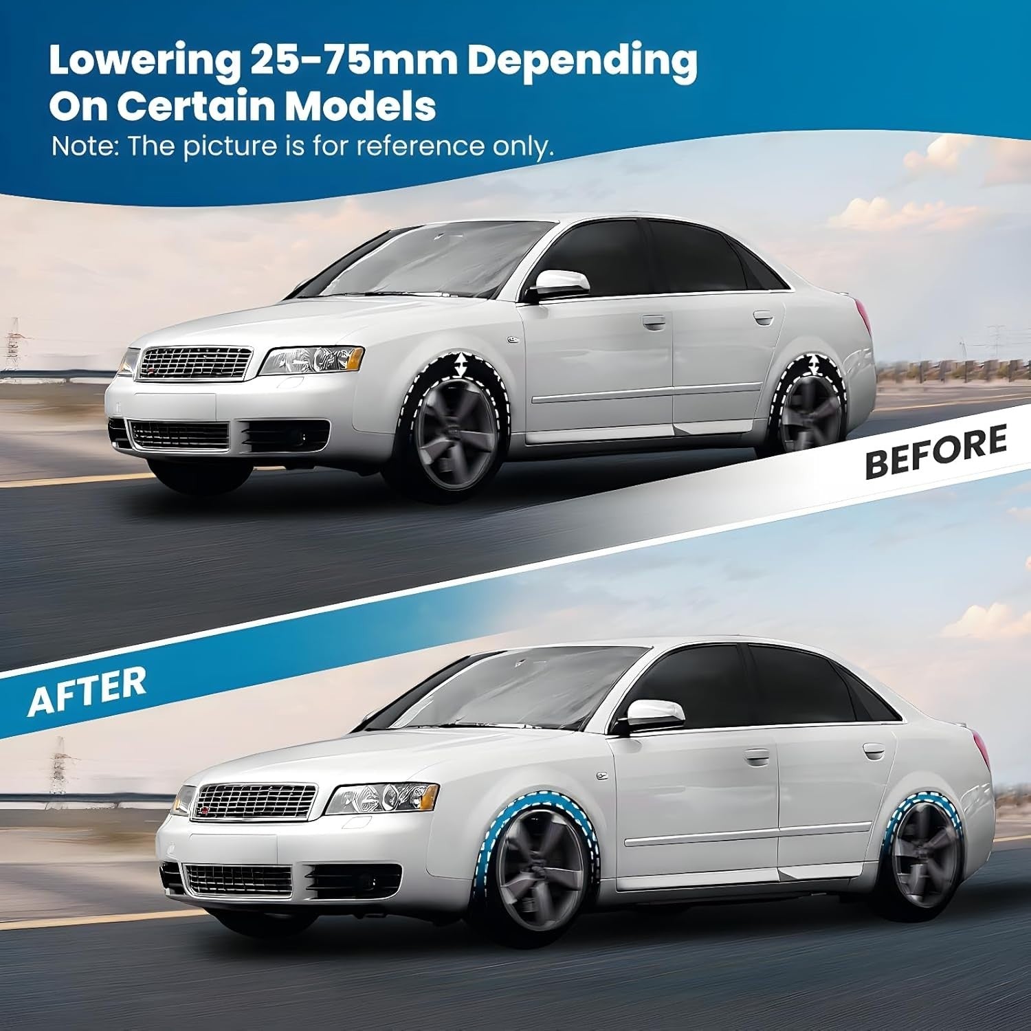 MXPR Coilovers Kit BMW 3 Series E36 Saloon 90-98 316 318 318 323 325 328 Coupe