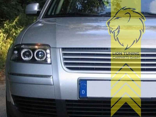 LTG Pair LED DRL Halo Ring Headlights VW Passat B5 3BG Sedan Variant 00-05 LHD