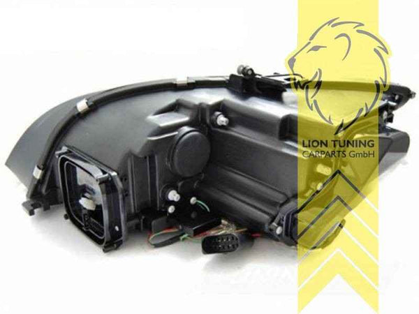 LT Pair LED Halo DRL Lightbar Headlights Audi TT 8J Coupe Cabriolet black LHD