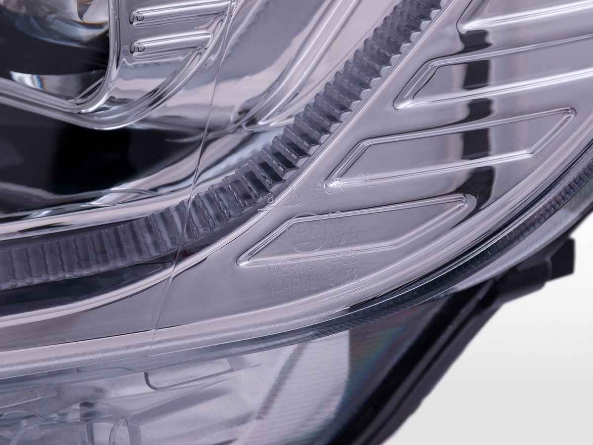 FK Pair LED DRL Dynamic Headlights VW Caddy 2020+ Chrome inc Servo E-Mark LHD