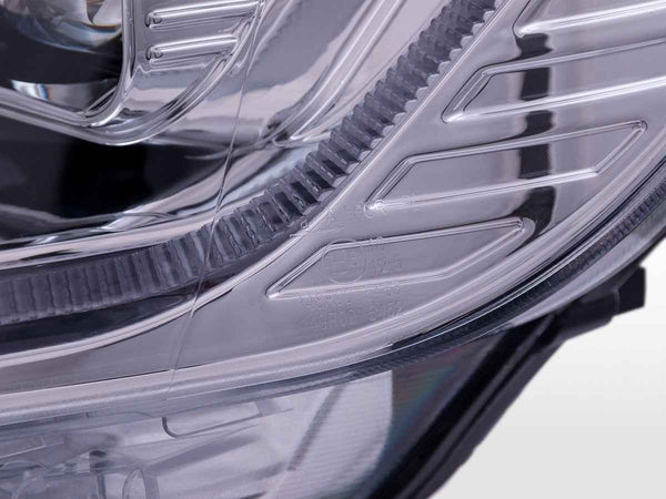 FK Pair LED DRL Dynamic Headlights VW Caddy 2020+ Chrome inc Servo E-Mark LHD