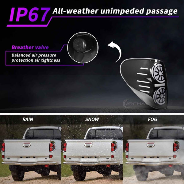 AC Pair Seq LED DRL Rear lights Tail Lamps Mitsubishi L200 Pickup Triton 05-14