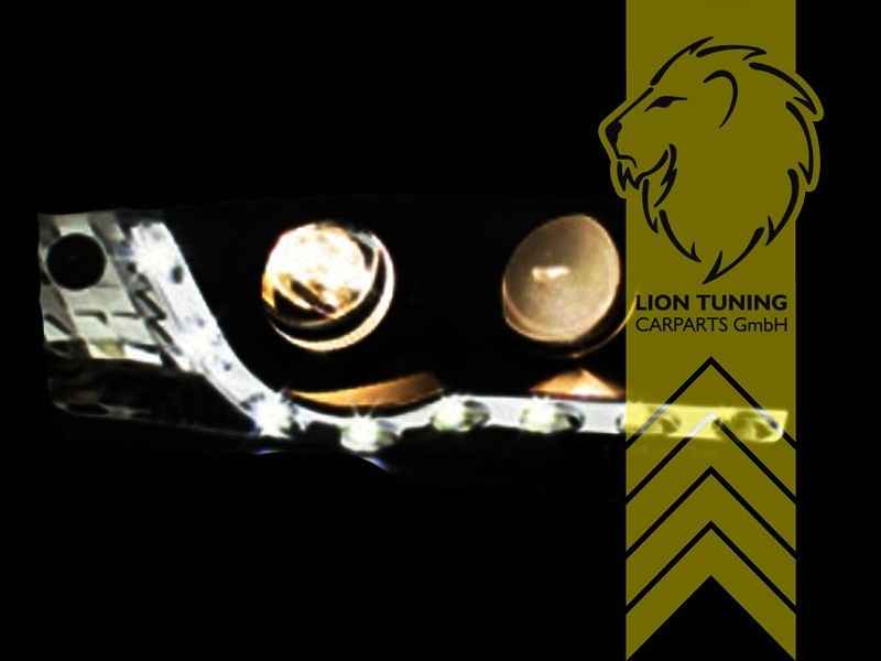 LTG Pair LED DRL Lightbar Headlights Skoda Fabia 1 6Y 6Y2 6Y3 6Y5 99+ chrome LHD