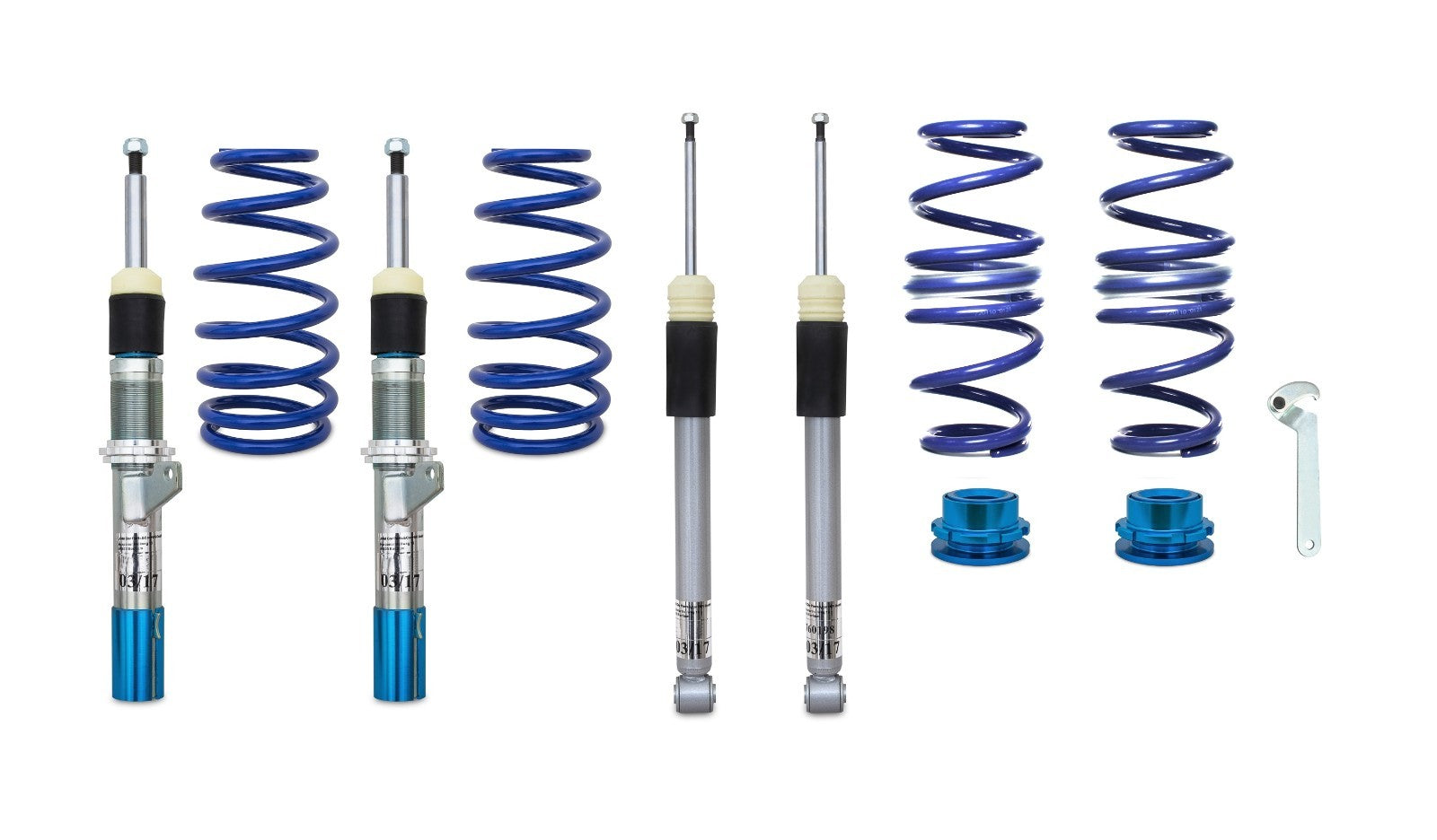 JOM Blueline Lowering Coilovers - Seat Leon IV 6 KL 1.5 1.6 2.0 2020+ HA twist beam TSI TDI