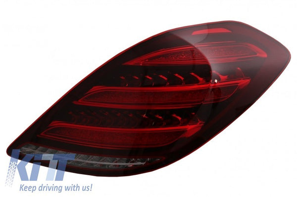 KT Pair LED Sequential Rear Lights Tail Lamps Mercedes S-Class W222 13-17 LHD