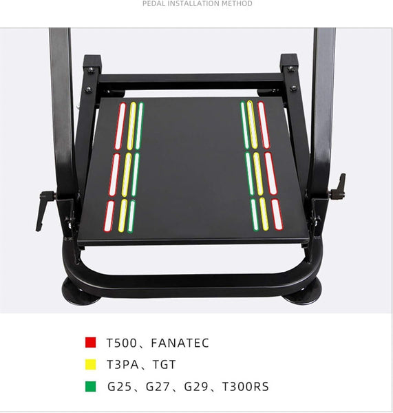 DR 2024 Driving Game Sim Racing Frame Stand for Wheel Pedals Xbox PS PC Console